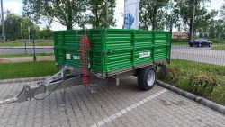 Pótkocsi Bicchi BRT228 3,2 tonnás egytengelyes pótkocsi