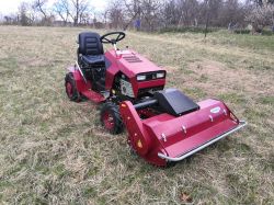 Traktor DAKR Panter FD-5 multifunkcionális traktor „Y” késes szárzúzóval, (Cseh gyártmányú), 16 LE-s, szenzációs áron